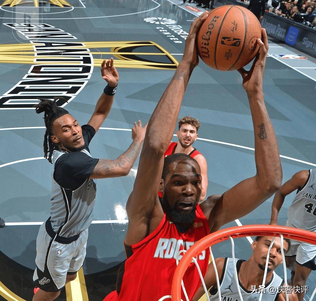 马刺轻取湖人，杜兰特统治全场